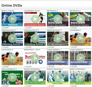 Soccer Drills in DVDs online