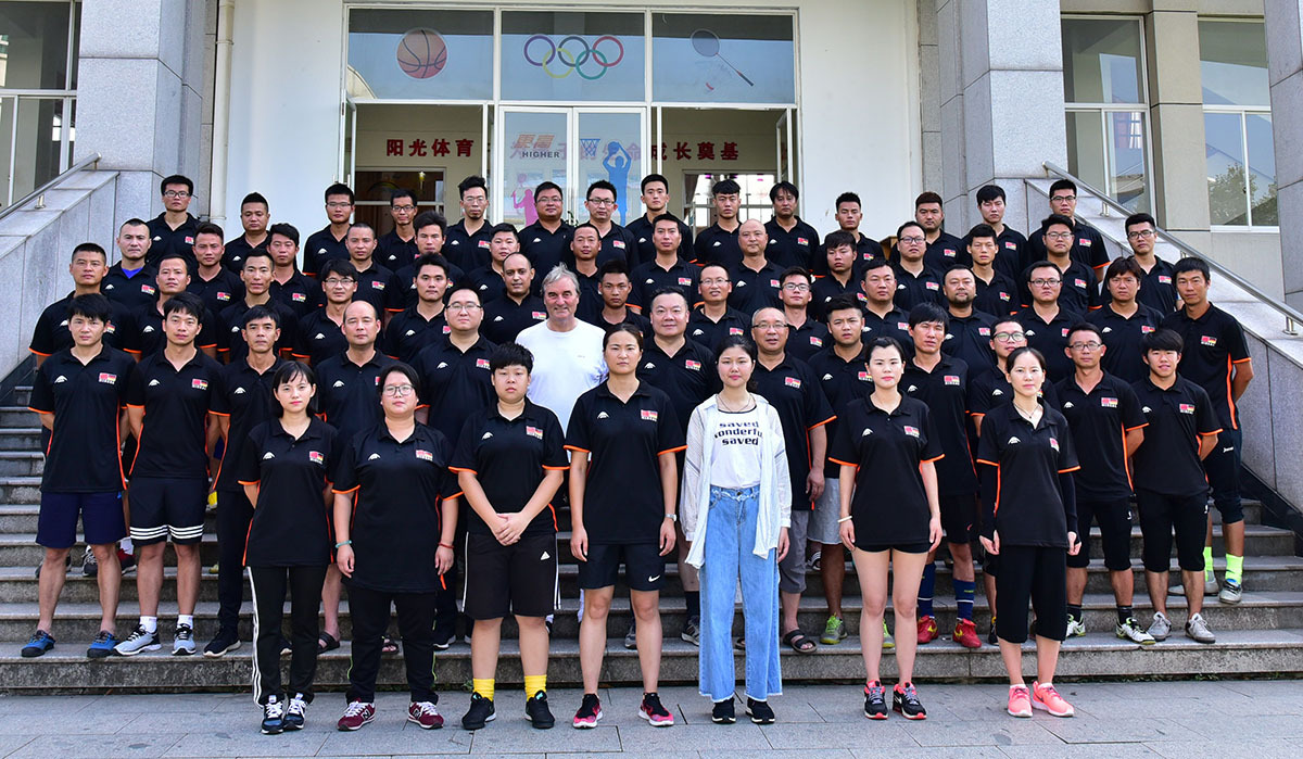 65 Coaches and teaches take part at the seminar series of 7 days with Peter Schreiner in Yiwu (Close to Shanghai)